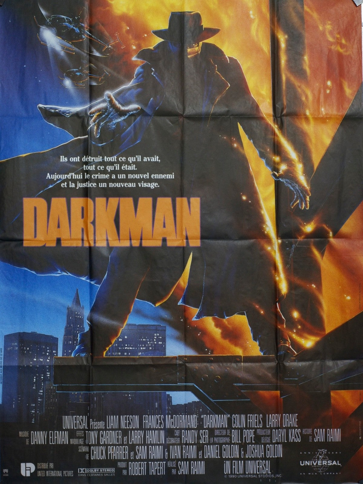 DARKMAN LIAM NEESON ORIGINAL 120x160