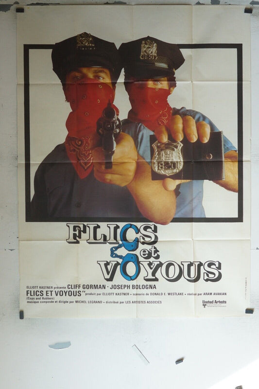 FLICS OU VOYOU MOVIE POSTER ORIGINAL 120x160 CLIFF GORMAN
