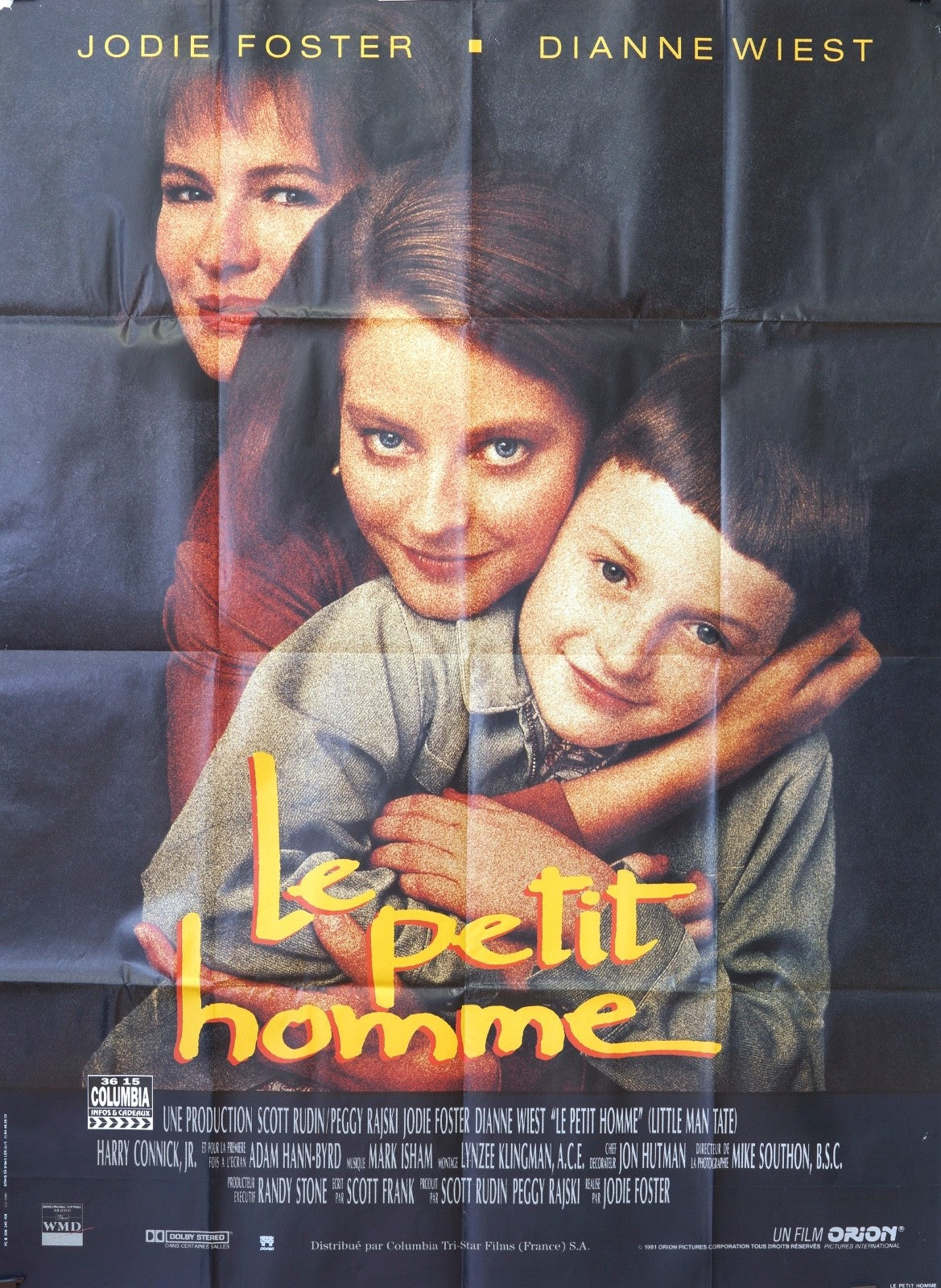 LE PETIT HOMME JODIE FOSTER MOVIE POSTER ORIGINAL 120x160