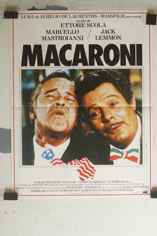 MACARONI ORIGINAL 40x60 MARCELLO MASTROIANNI