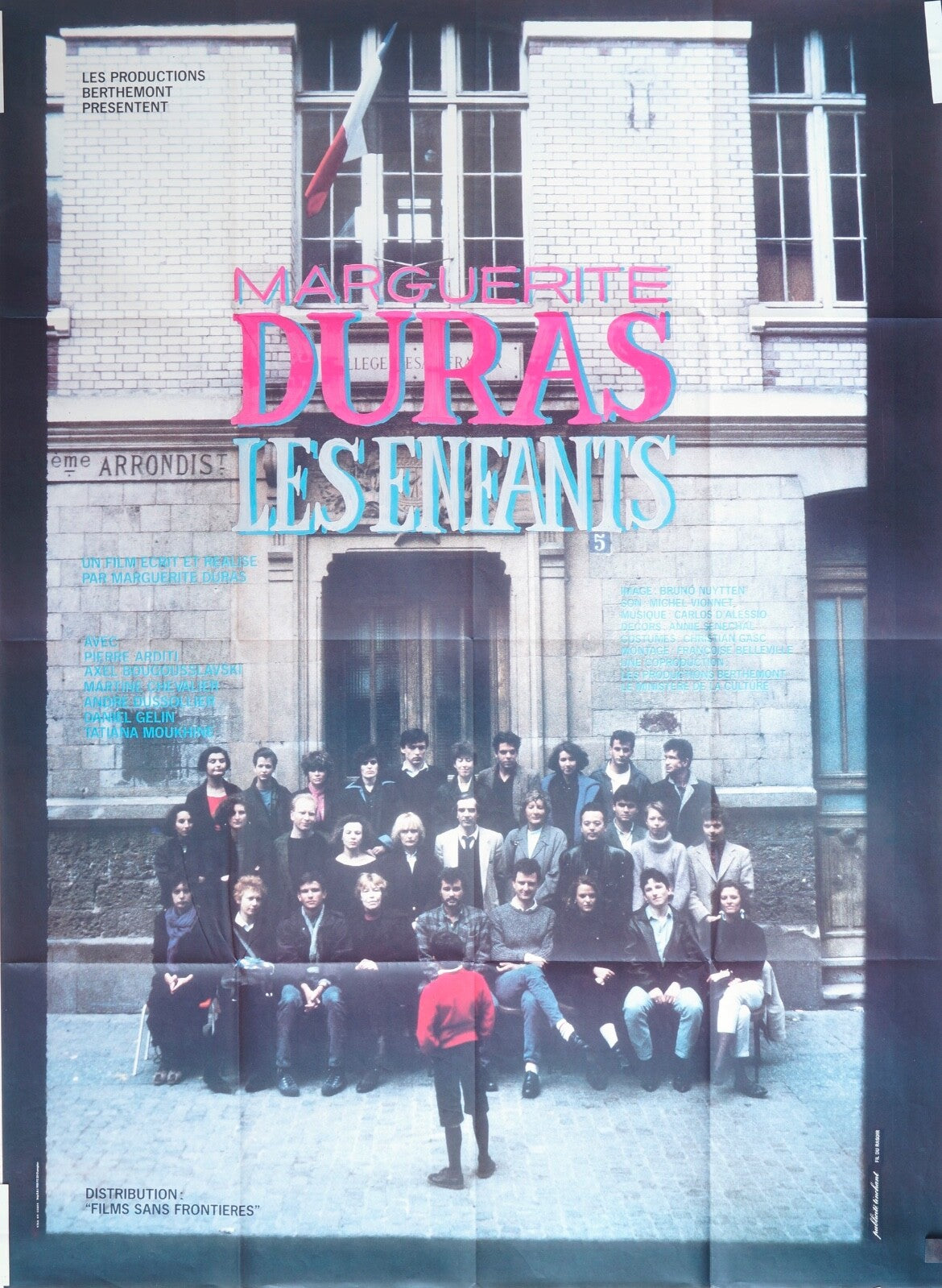 LES ENFANTS MARGUERITE DURAS MOVIE POSTER ORIGINAL 120x160