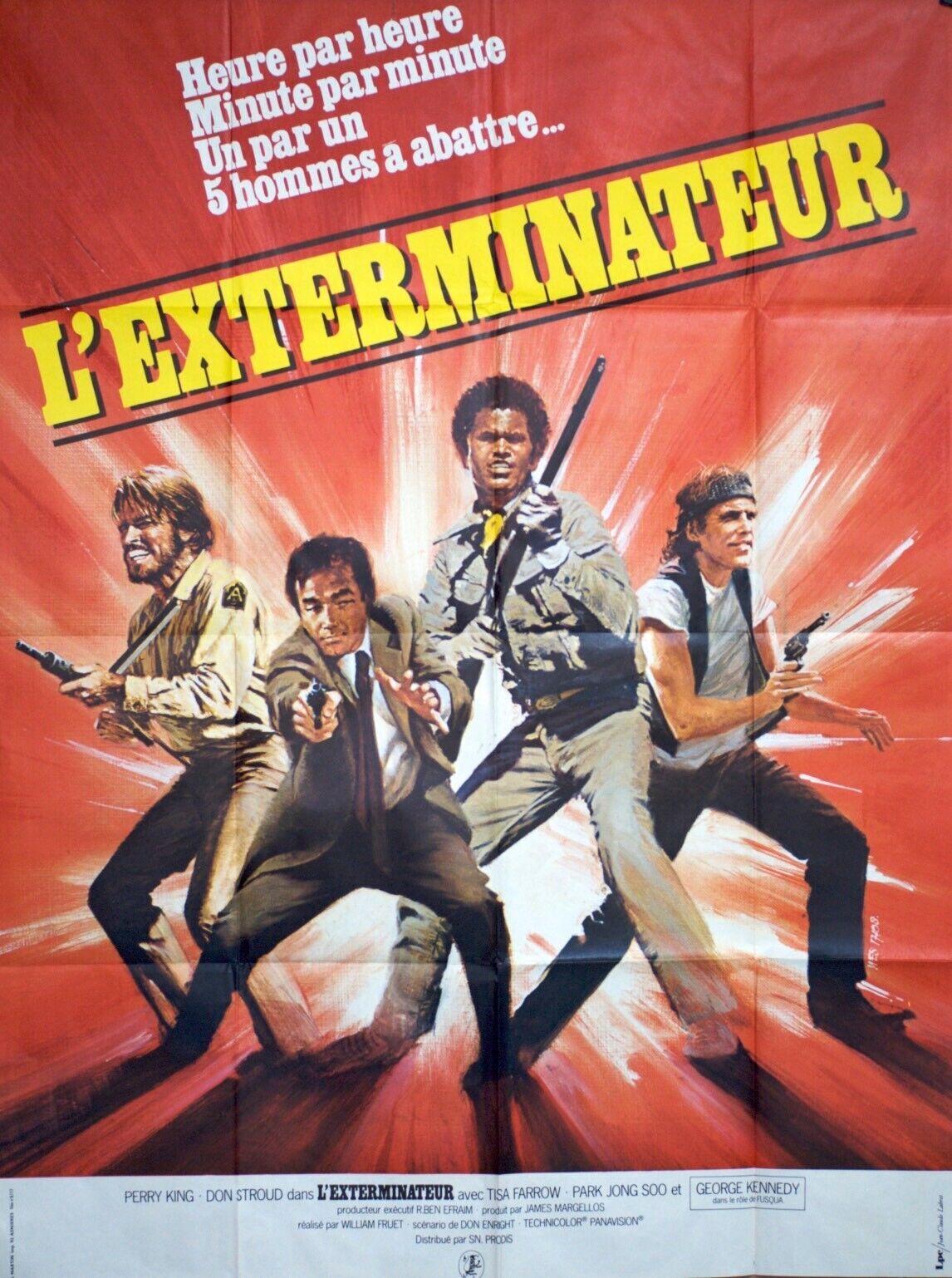 L’EXTERMINATEUR MOVIE POSTER ORIGINAL 120x160 BARBARA HERSHEY
