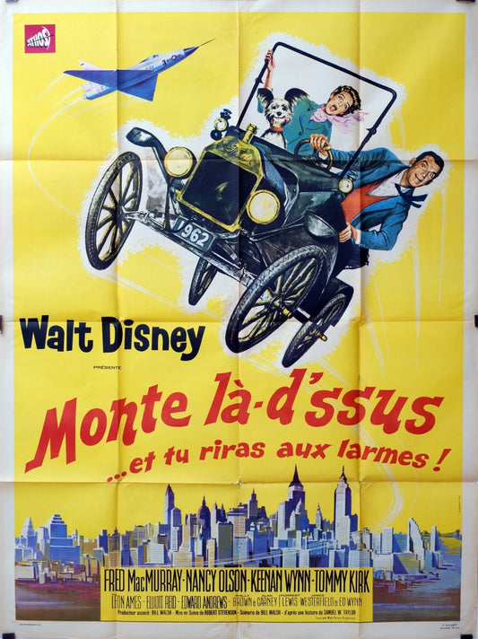MONTE LA D’SSUS WALT DISNEY movie poster ORIGINAL 120x160