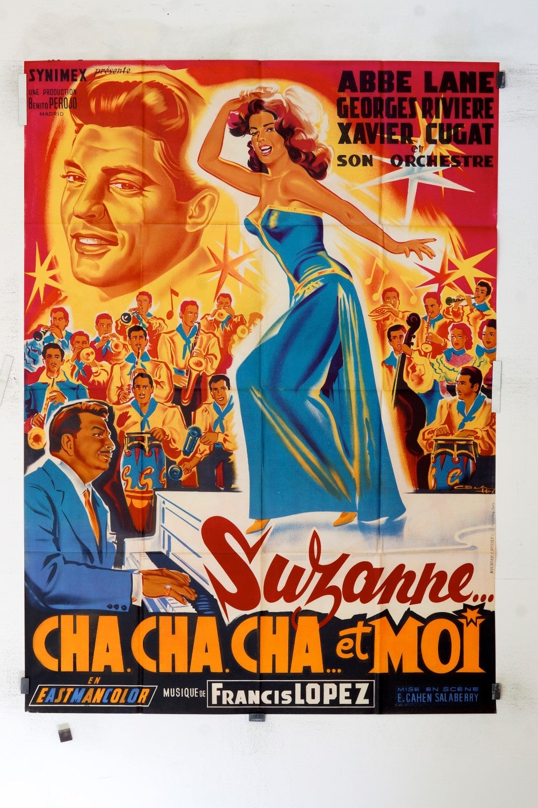 SUZANNE…CHA.CHA.CHA et MOI ABBE LANE POSTER ORIGINAL (120x160)