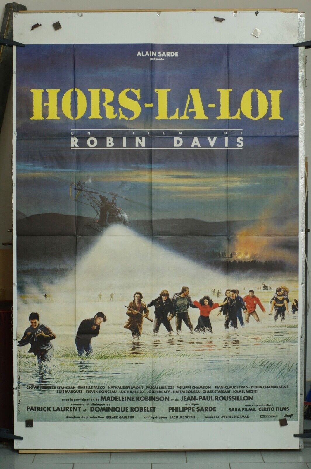 HORS-LA-LOI MOVIE POSTER ORIGINAL 120x160 ROBIN DAVIS