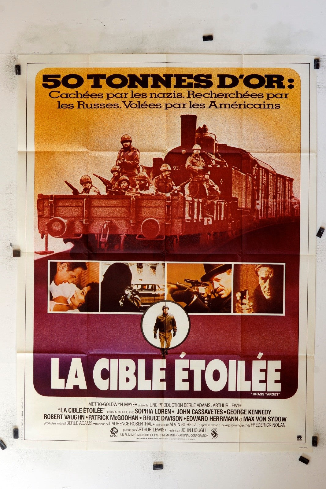 LA CIBLÉE ÉTOILÉ SOPHIA LOREN  POSTER ORIGINAL 120x160