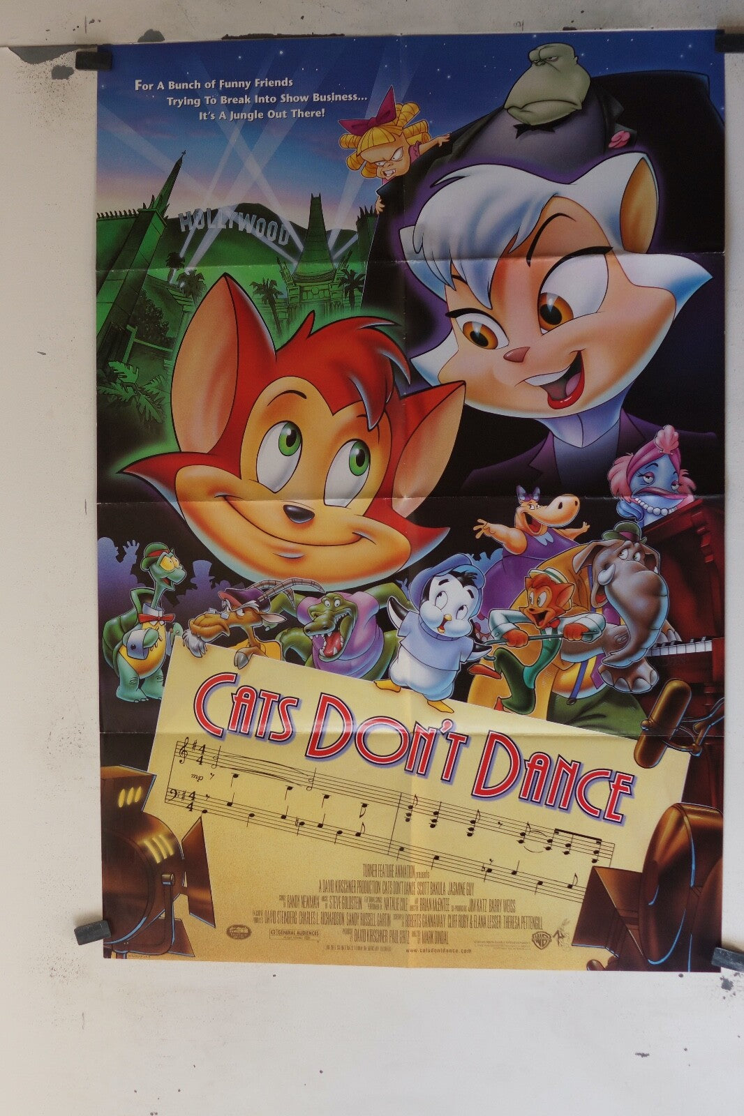 CATS DON’T DANCE (70X100) ORIGINAL MOVIE POSTER