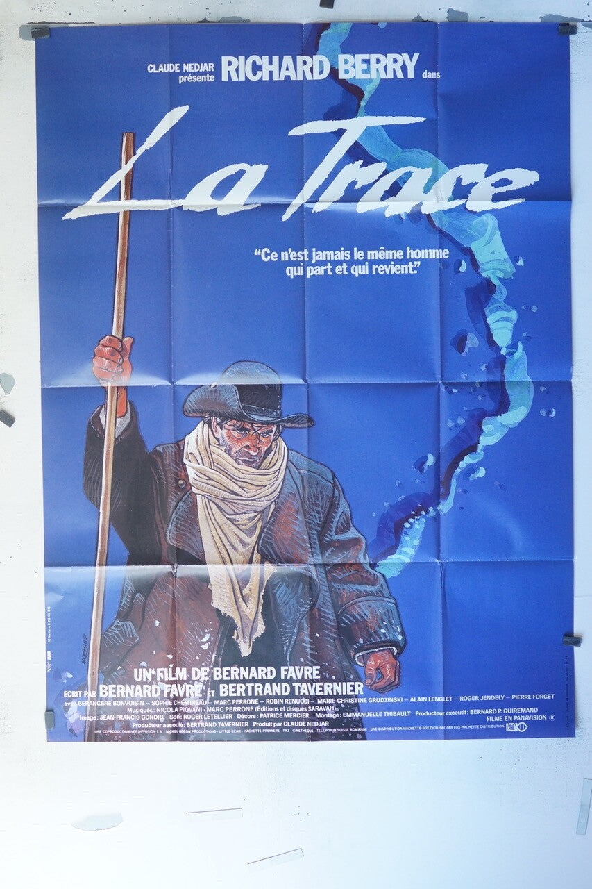 LA TRACE MOVIE POSTER ORIGINAL 120x160 RICHARD BERRY