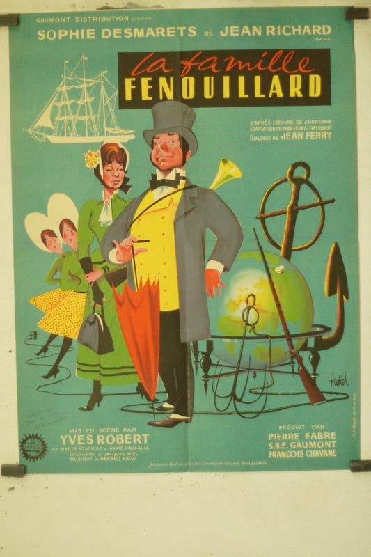 LA FAMILLE FENOUILLARD MOVIE POSTER ORIGINAL (60X80) SOPHIE DESMARETS ET JEAN