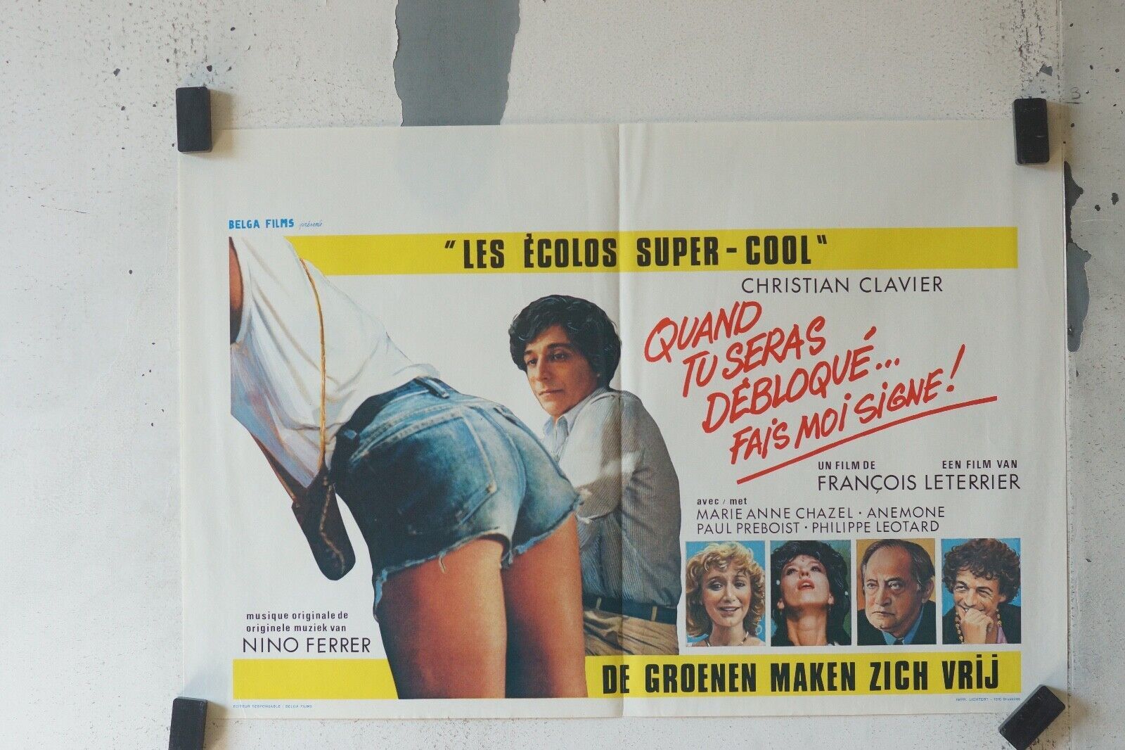 QUAND TU SERAS DÉBLOQUÉ…FAIS-MOI SIGNE MOVIE POSTER ORIGINAL (55X37) MARIE ANNE