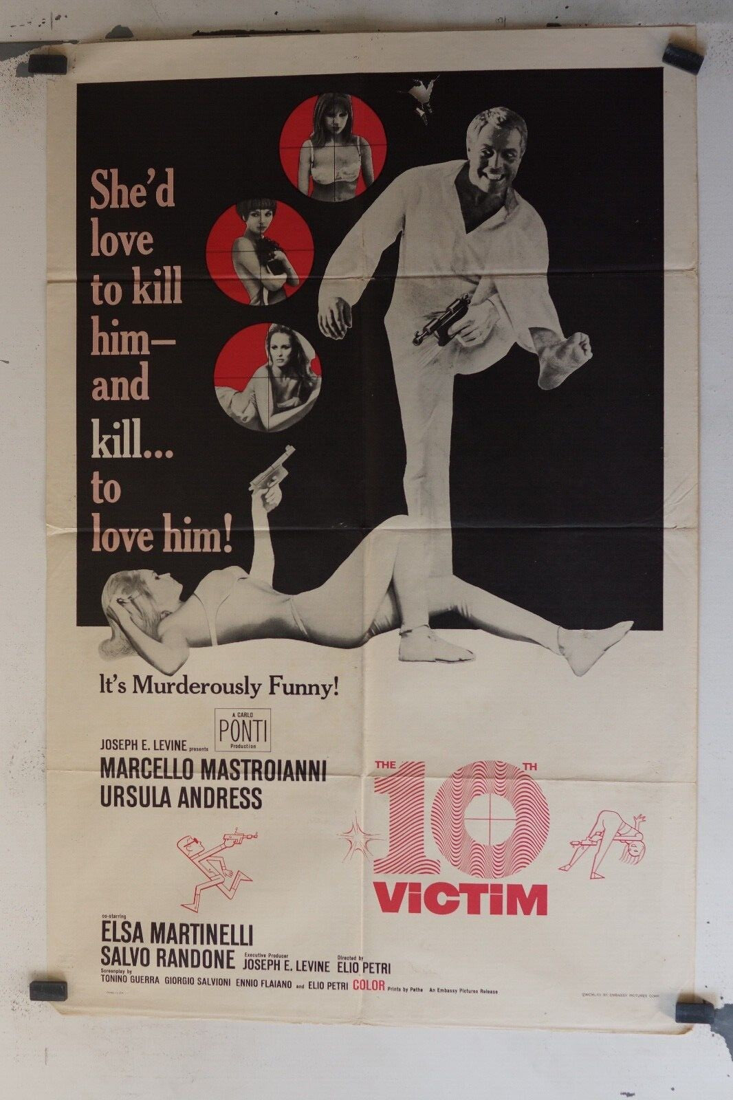 THE 10TH VICTIM ORIGINAL 69x103