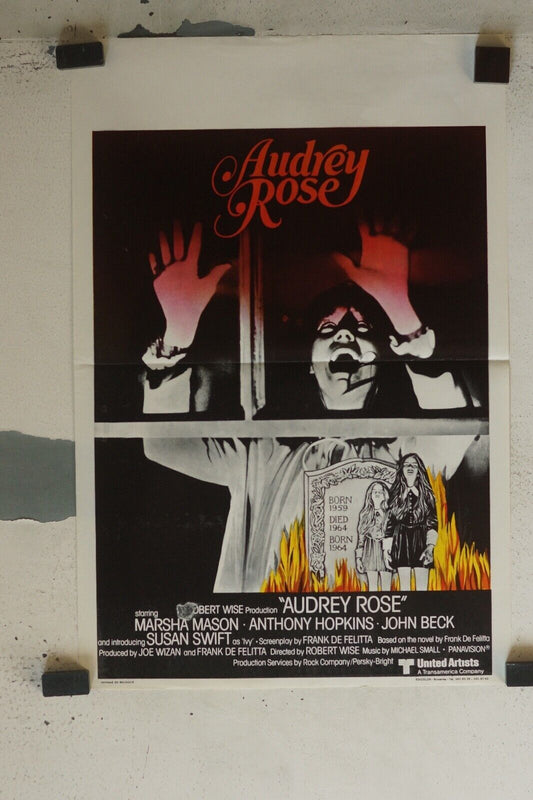 AUDREY ROSE MOVIE POSTER ORIGINAL (55X37) ANTHONY HOPKINS