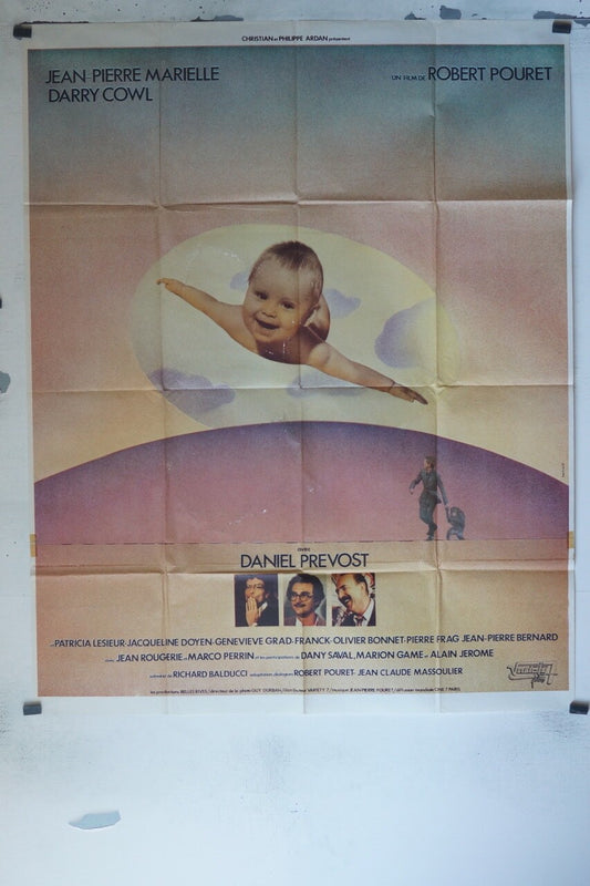 VOULEZ-VOUS UN BÉBÉ NOBEL MOVIE POSTER ORIGINAL, (120x160), JEAN-PIERRE MARIELLE