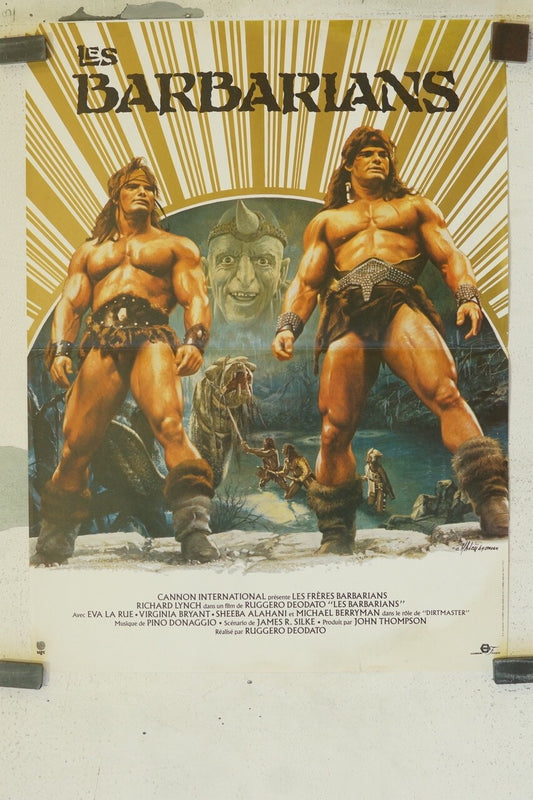 LES BARBARIANS ORIGINAL 40x60 EVA LA RUE – VIRGINIA BRYANT