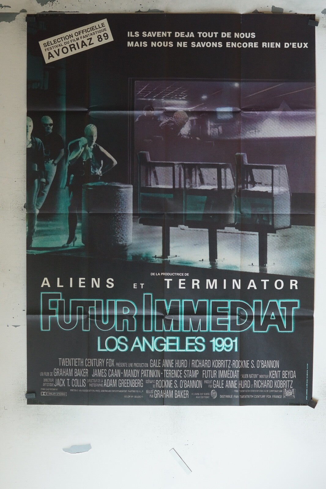 FUTUR IMMÉDIAT MOVIE POSTER ORIGINAL 120x160 GRAHAM BAKER