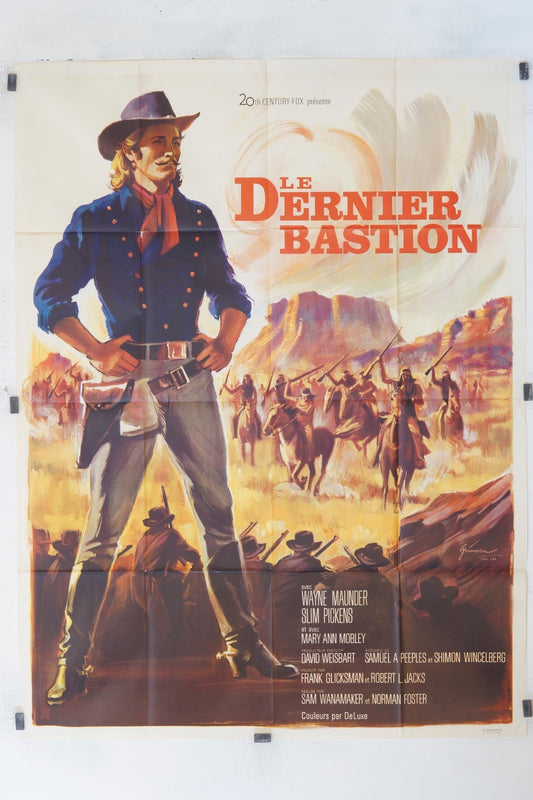 LE DERNIER BASTION WAYNE MAUNDER MOVIE POSTER ORIGINAL 120x160
