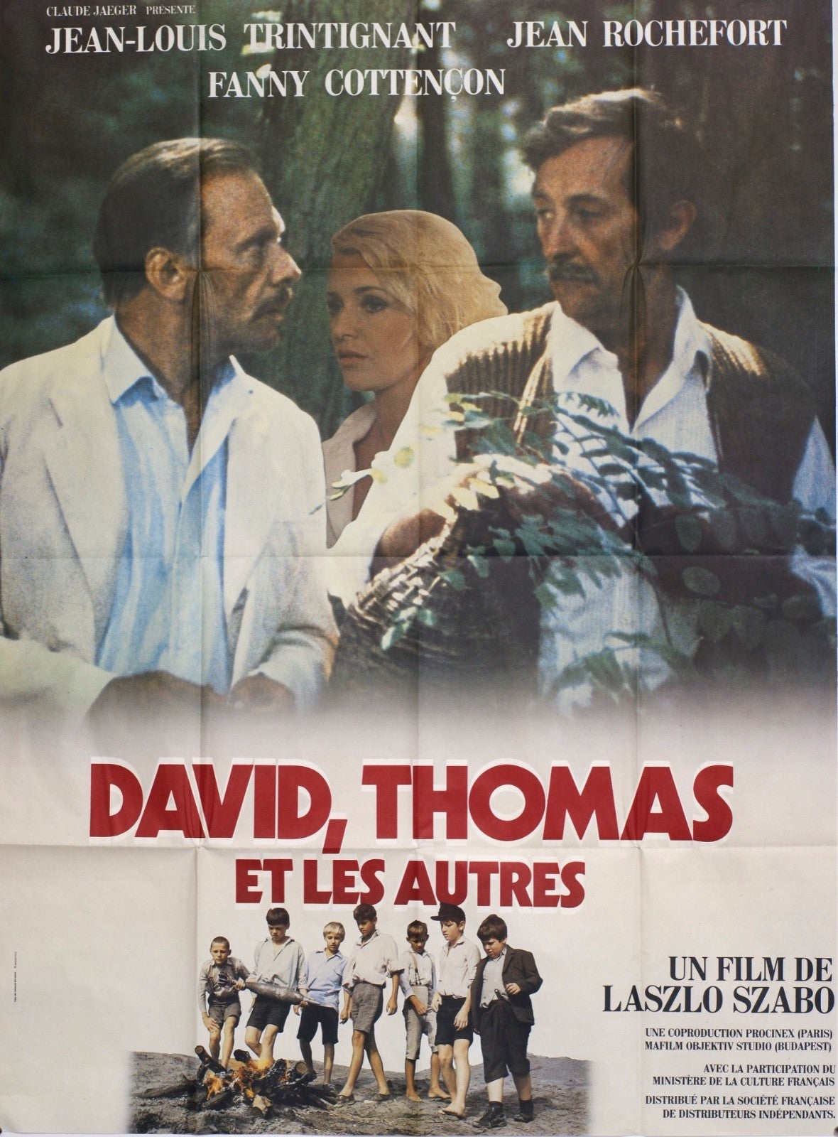 DAVID, THOMAS ET LES AUTRES JEAN-LOUIS TRINTIGANT movie poster ORIGINAL 120x160