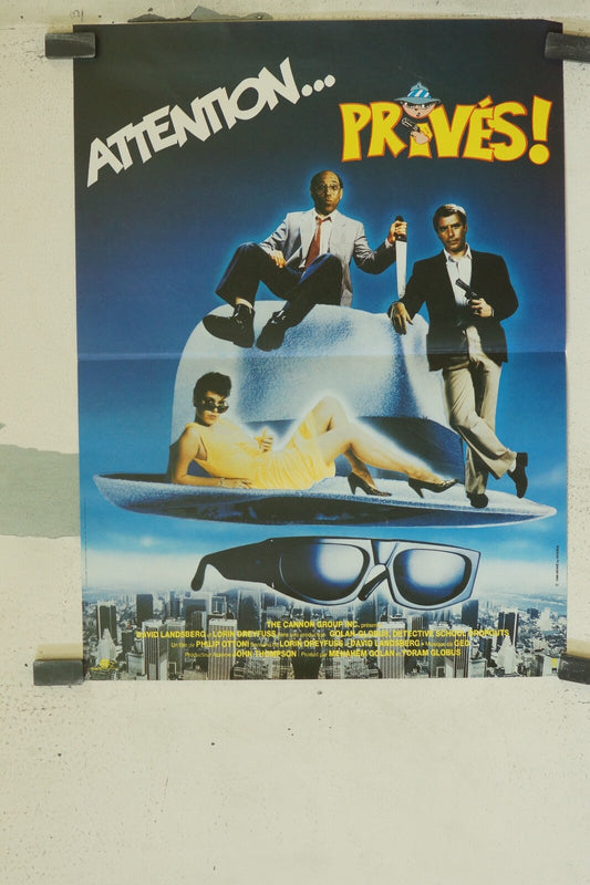 ATTENTION…PRIVÉS ! MOVIE POSTER ORIGINAL (40X60) DAVID LANDSBERG – LORIN DREYFUS