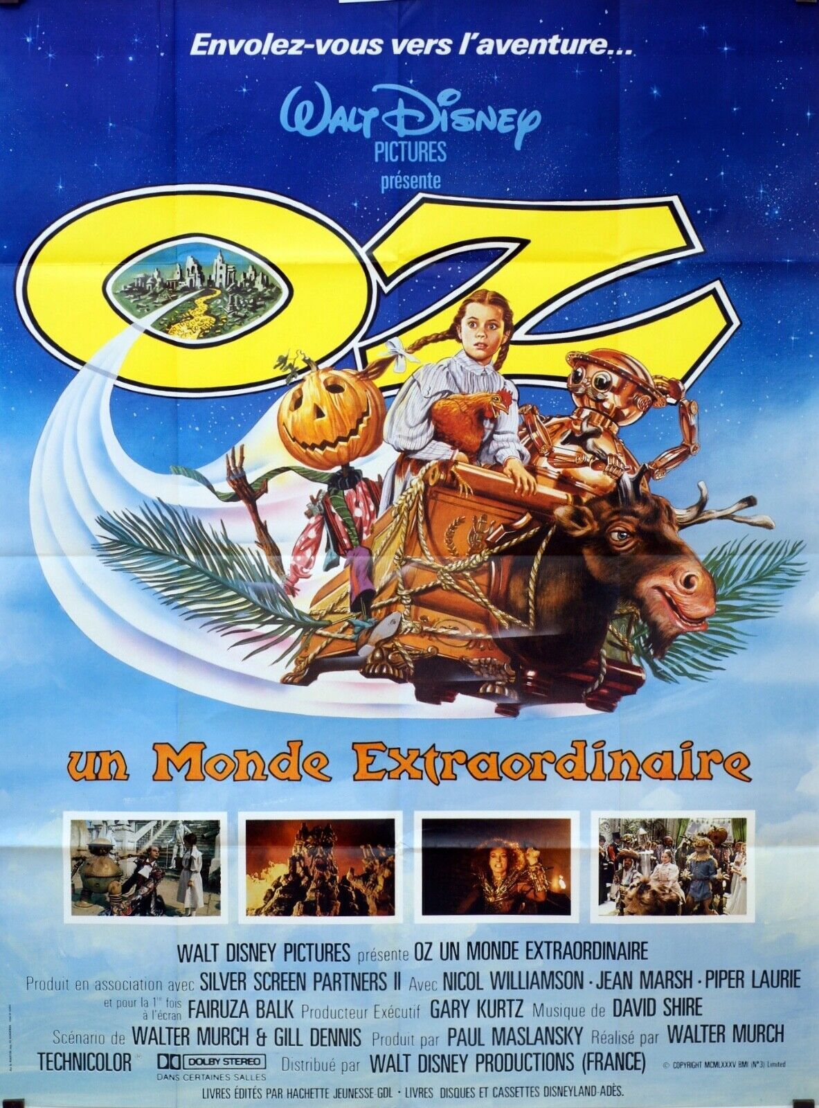 OZ : UN MONDE EXTRAORDINAIRE ORIGINAL MOVIE POSTER 120x160 WALT DISNEY