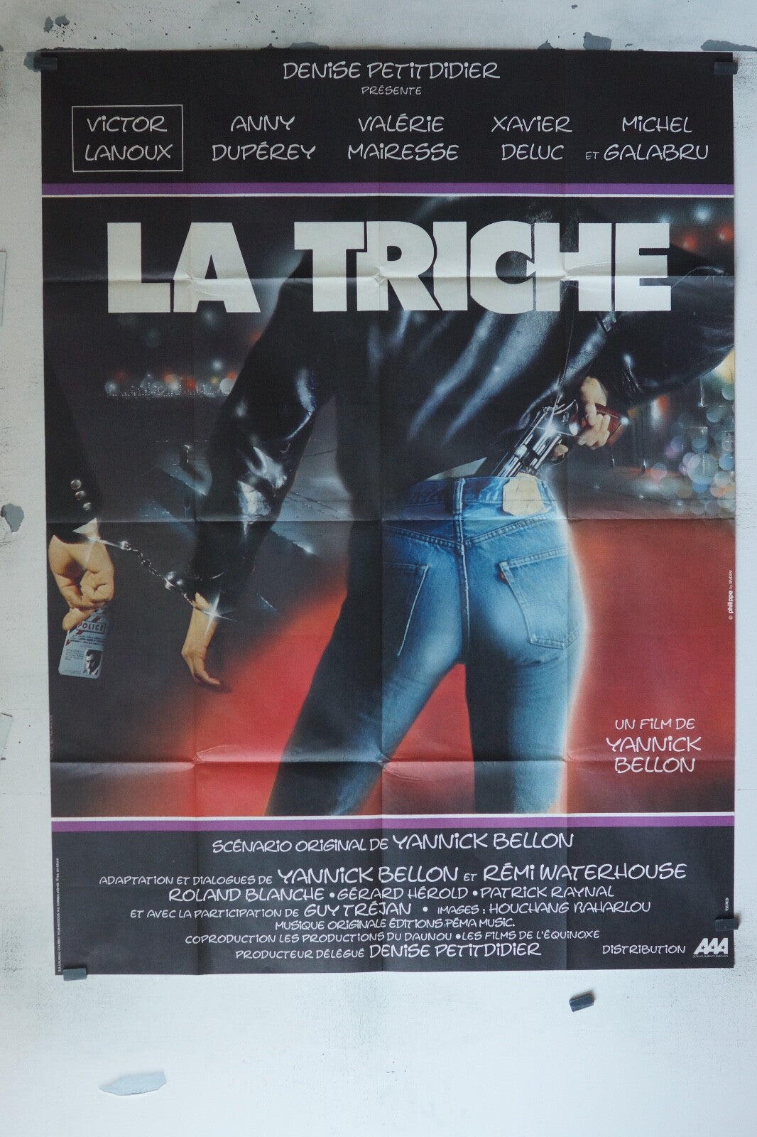 LA TRICHE MOVIE POSTER ORIGINAL 120x160 VICTOR LANOUX