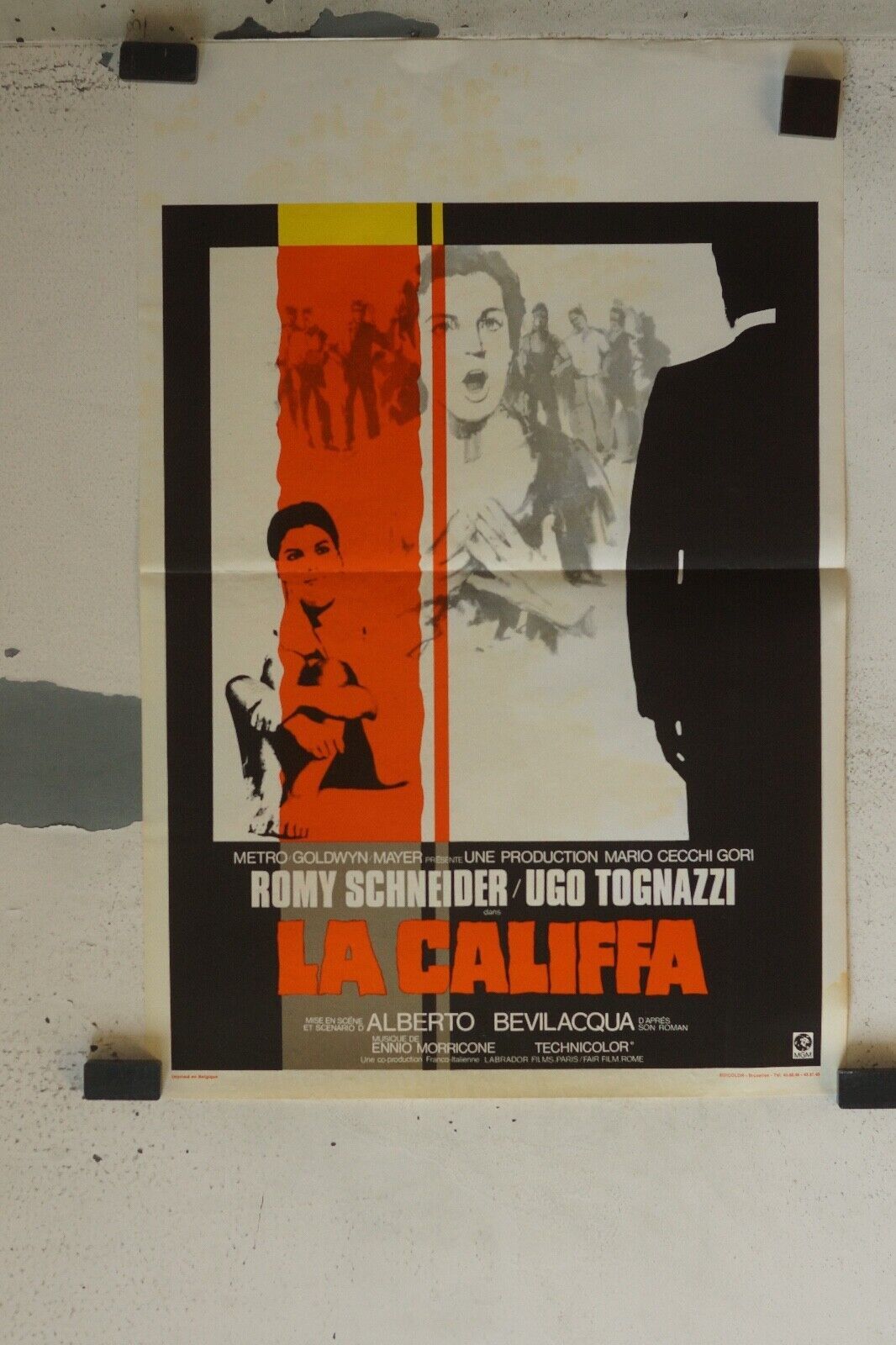 LA CALIFFA MOVIE POSTER ORIGINAL (55X37) ROMY SCHNEIDER