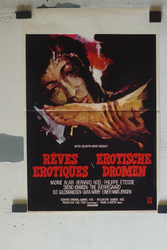 RÊVES EROTIQUES ORIGINAL MOVIE POSTER 55X37 NADINE ALARI