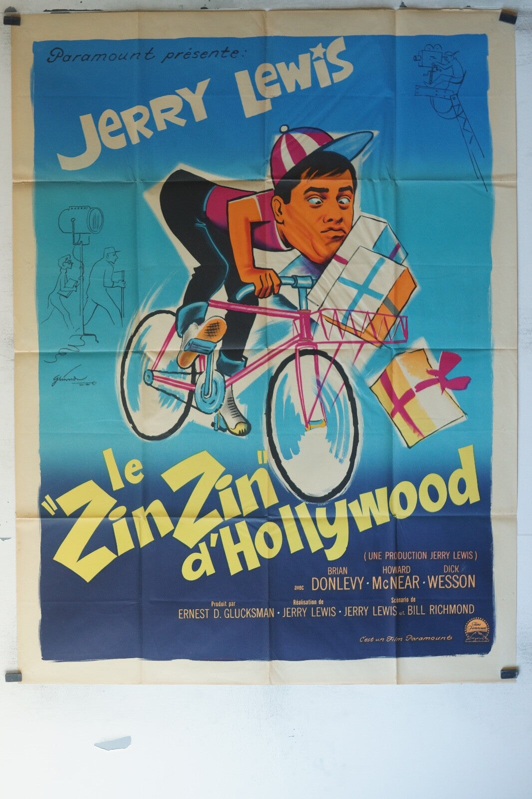 ZINZIN D’HOLLYWOOD (LE) POSTER ORIGINAL120x160 Brian Donlevy , dick Wesson 