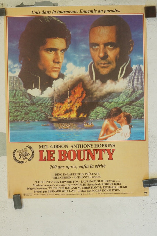 LE BOUNTY ORIGINAL 40x60 MEL GIBSON, ANTHONY HOPKIND