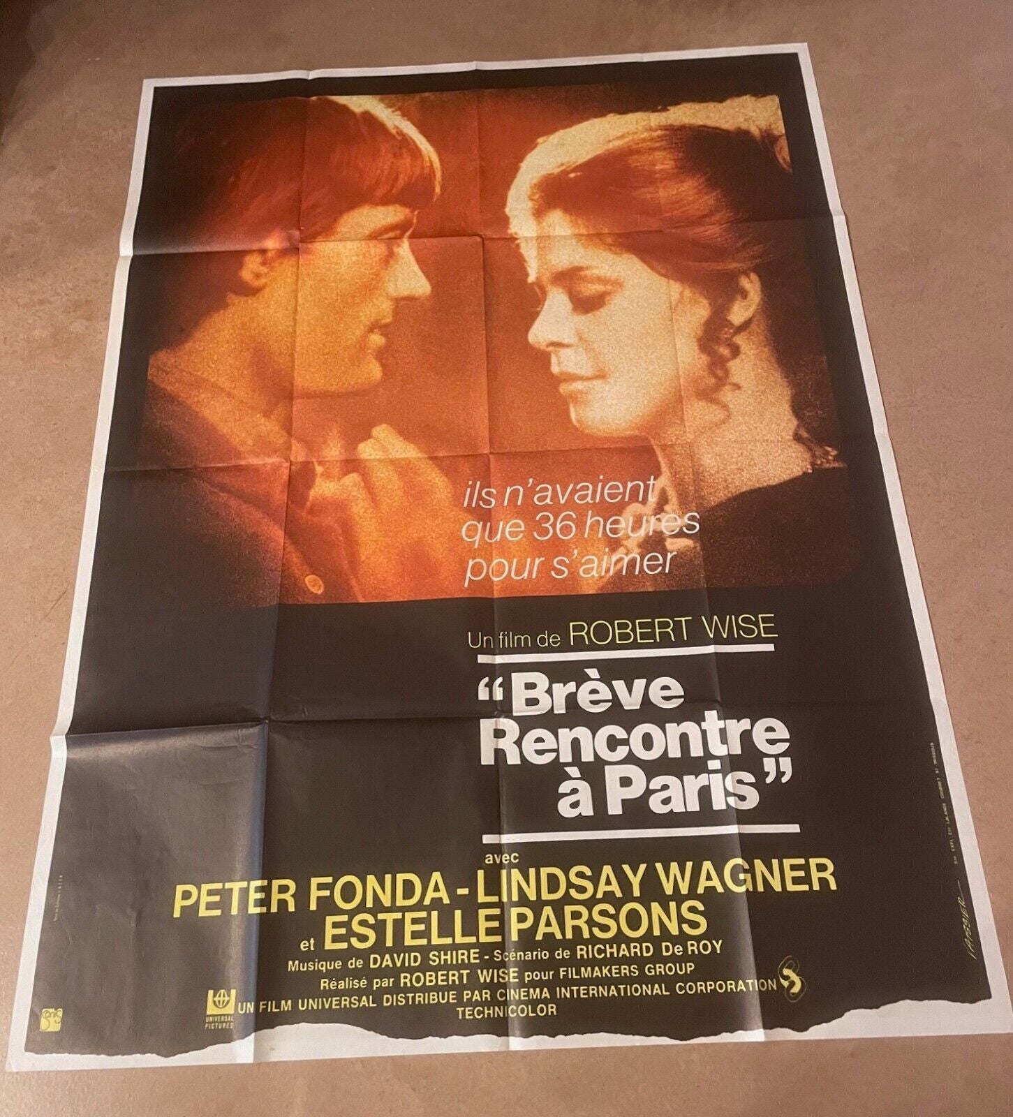 BRÈVE RENCONTRE À PARIS MOVIE POSTER ORIGINAL 120X160 PETER FONDA
