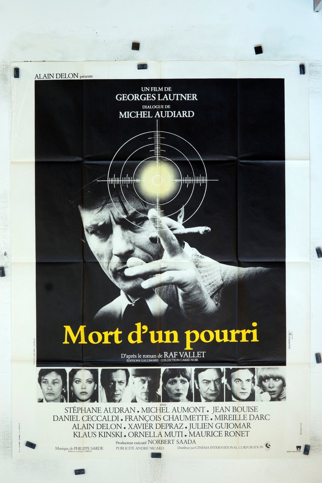 MORT D’UN POURRI MICHEL AUDIARD ORIGINAL MOVIE POSTER 120x160