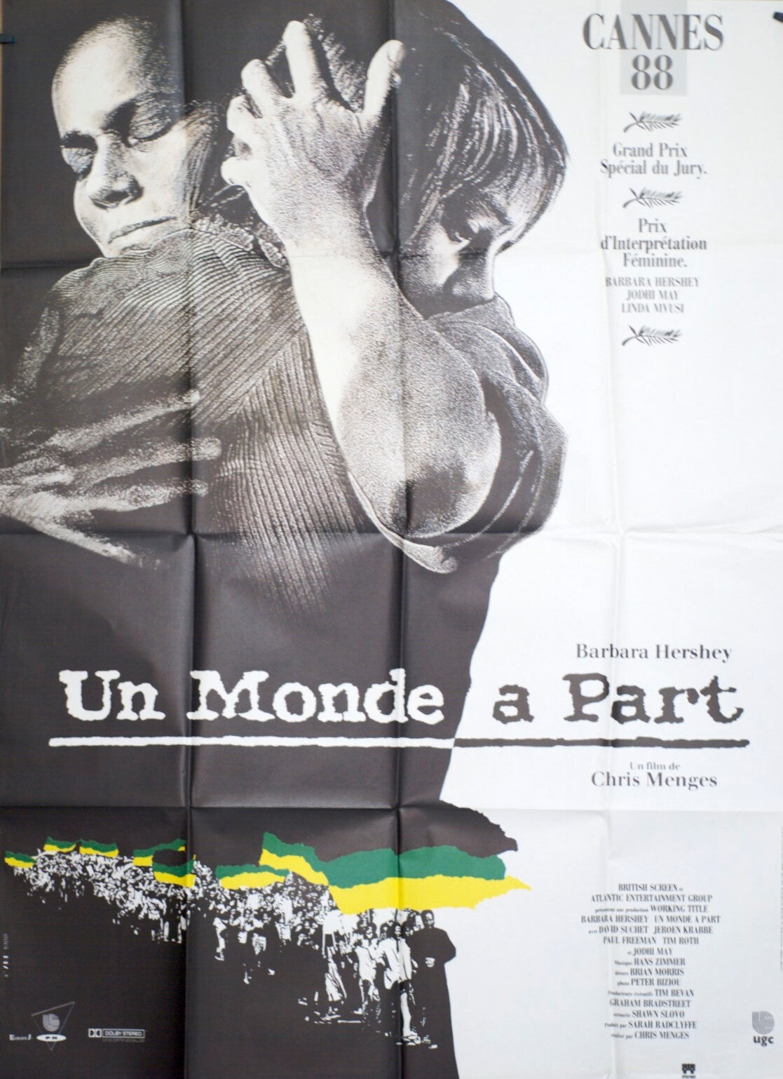UN MONDE A PART 120X160 POSTER ORGINAL CHRIS MENGES