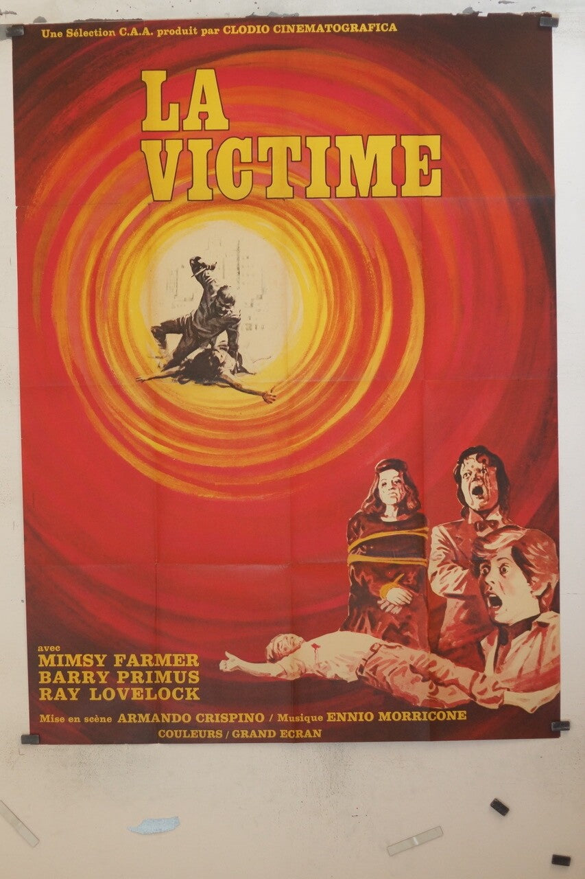 LA VICTIME POSTER ORIGINAL 120x160 MIMSY FARMER – BARRY PRIMUS