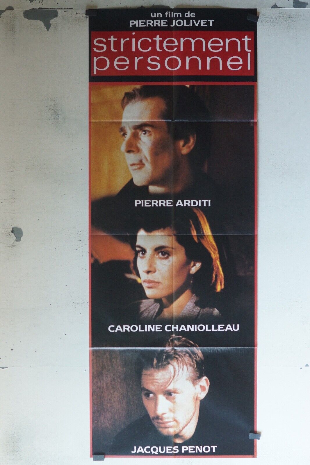 STRICTEMENT PERSONNEL MOVIE POSTER ORIGINAL 60x160 TINTO BRASS