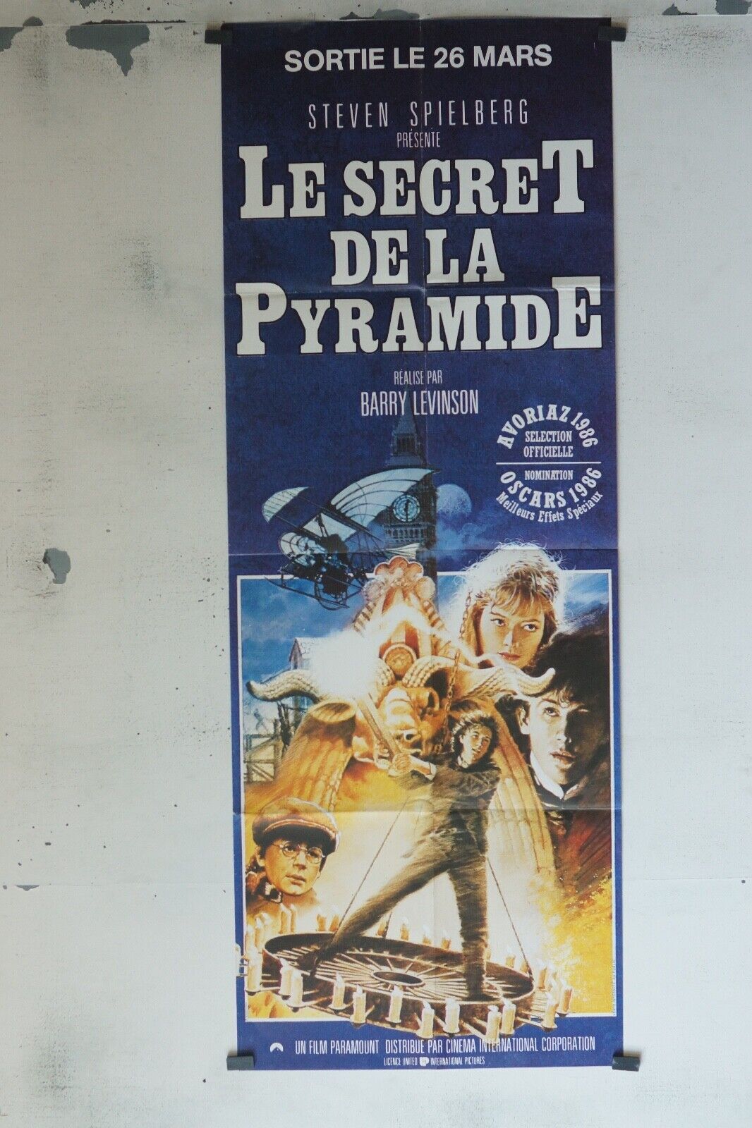 LE SECRET DE LA PYRAMIDE ORIGINAL 60x160 STEVEN SPIELBERG
