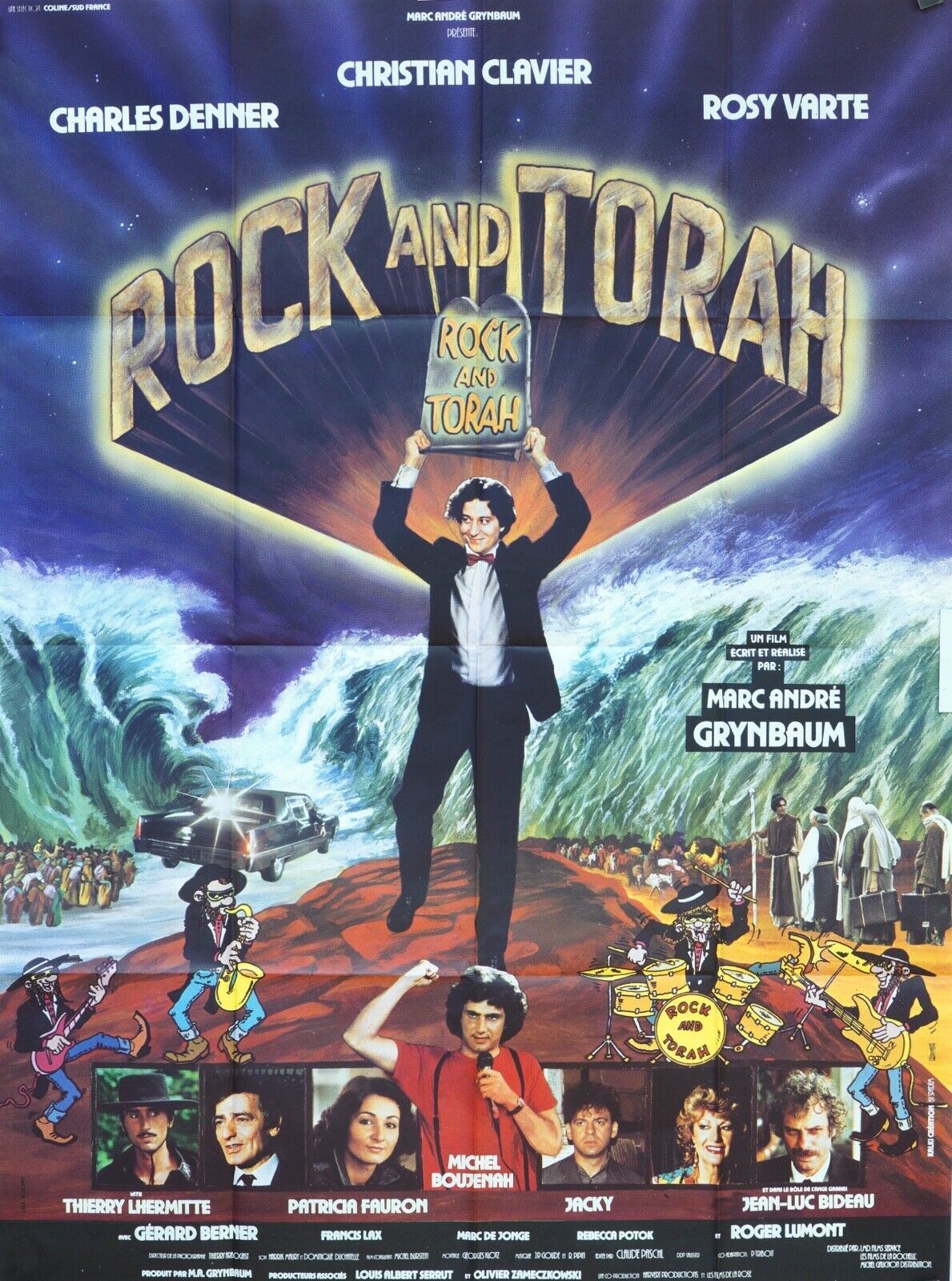 ROCK AND TORAH MOVIE POSTER ORIGINAL 120x160 CHARLES DENNER