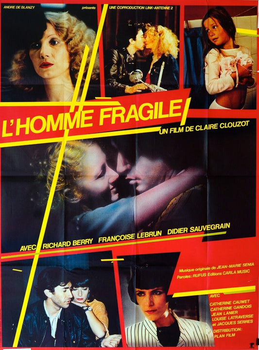 L’HOMME FRAGILE ORIGINAL MOVIE POSTER 120x160 CLAIRE CLOUZOT