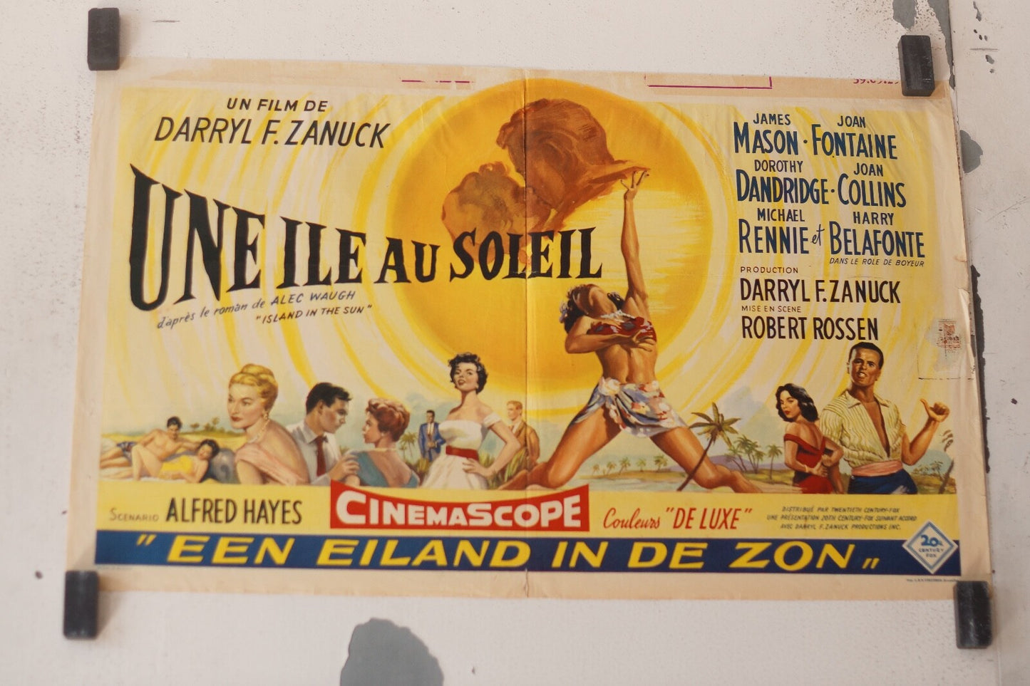 UNE ILE AU SOLEIL (belgian) ORIGINAL 30x55