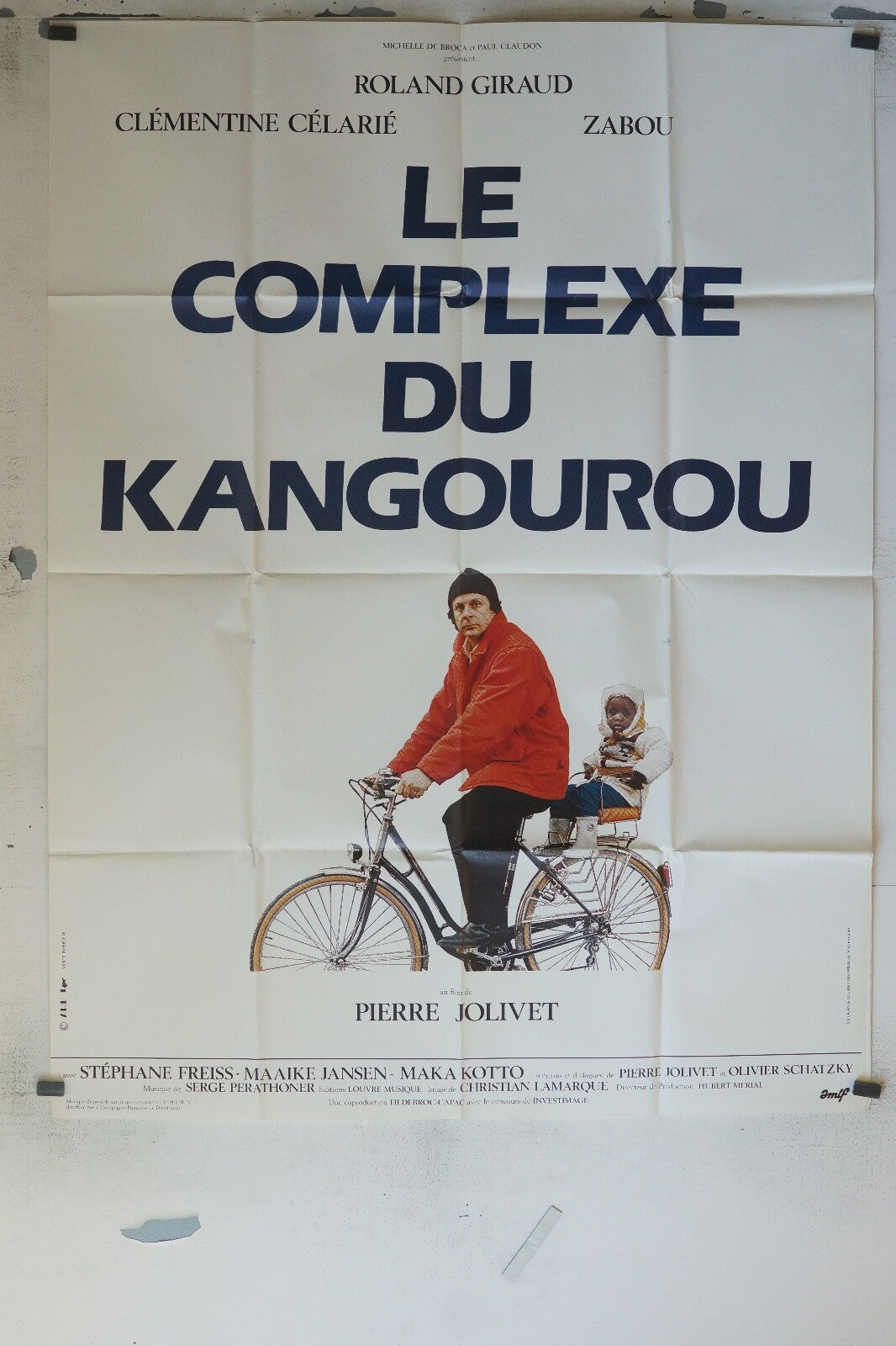 LE COMPLEXE DU KANGOUROU MOVIE POSTER ORIGINAL 120x160 ROLAND GIRAUD