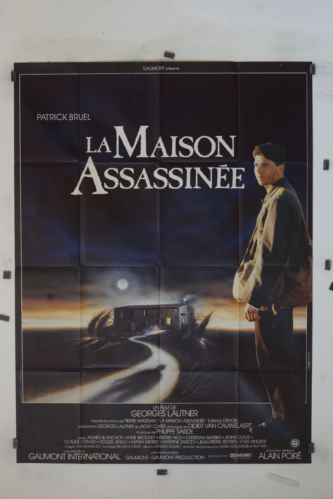 LA MAISON ASSASSINÉE GEORGES LAUTNER MOVIE POSTER ORIGINAL 120x160
