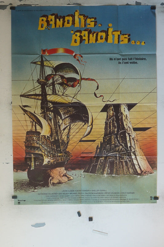 BANDITS BANDITS MOVIE POSTER ORIGINAL 120x160 SEAN CONNERY