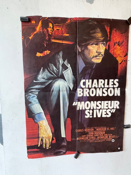 MONSIEUR ST IVES ORIGINAL MOVIE POSTER (60X80) CHARLES BRONSON
