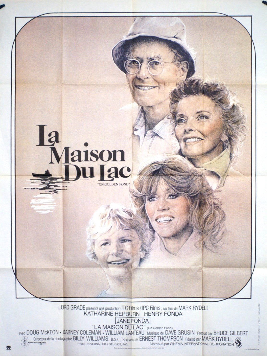 LA MAISON DU LAC JANE FONDA movie poster ORIGINAL 120x160