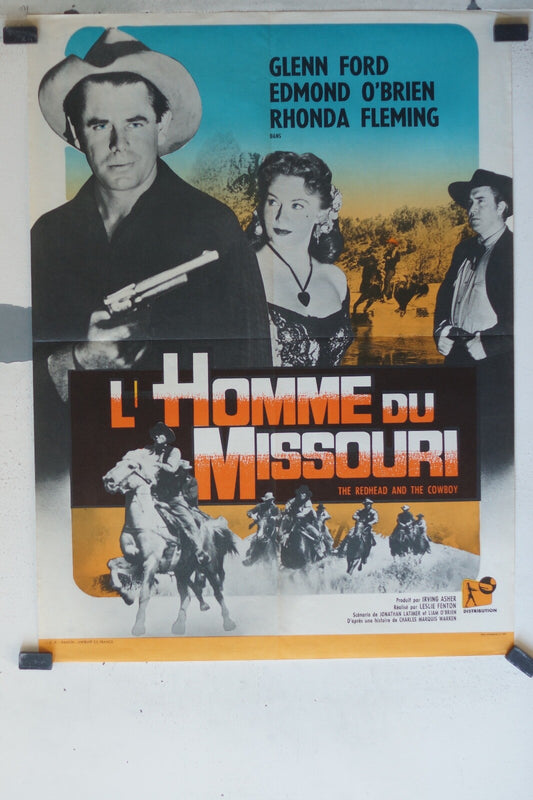 HOMME DU MISSOURI (L’) POSTER ORIGINAL 60x80 Glenn Ford , Edmond O’Brien 