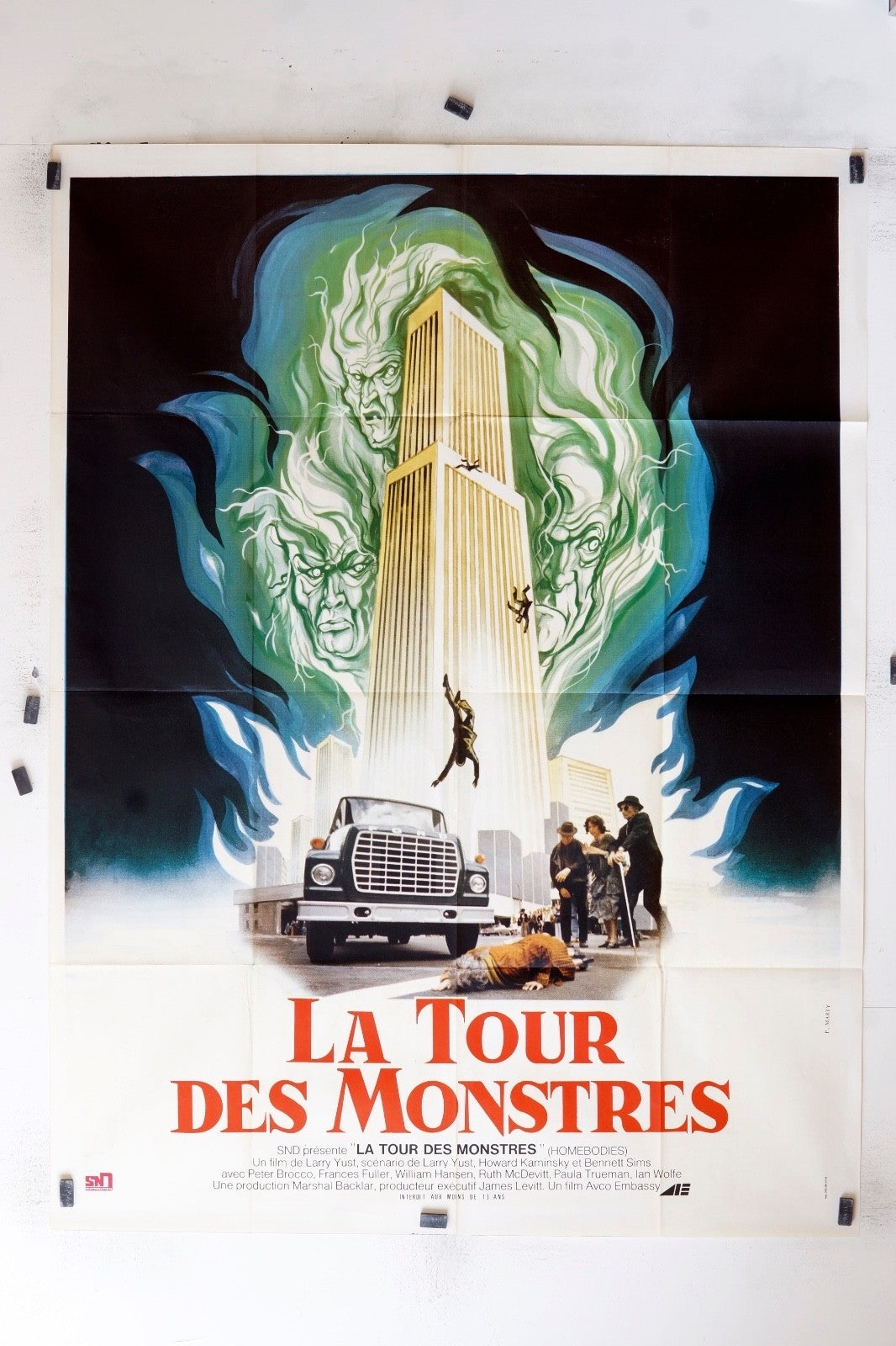 LA TOUR DES MONSTRES PETER BROCCO POSTER ORIGINAL 120x160
