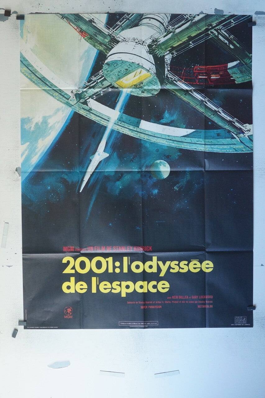 2001 : L’ODYSÉE DE L’ESPACE MOVIE POSTER ORIGINAL 120x160 KEIR OULLEA – GARY