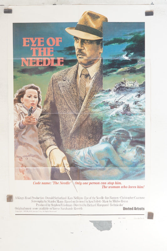 EYE OF THE NEEDLE MOVIE POSTER ORIGINAL (69x103), Richard Marquand 