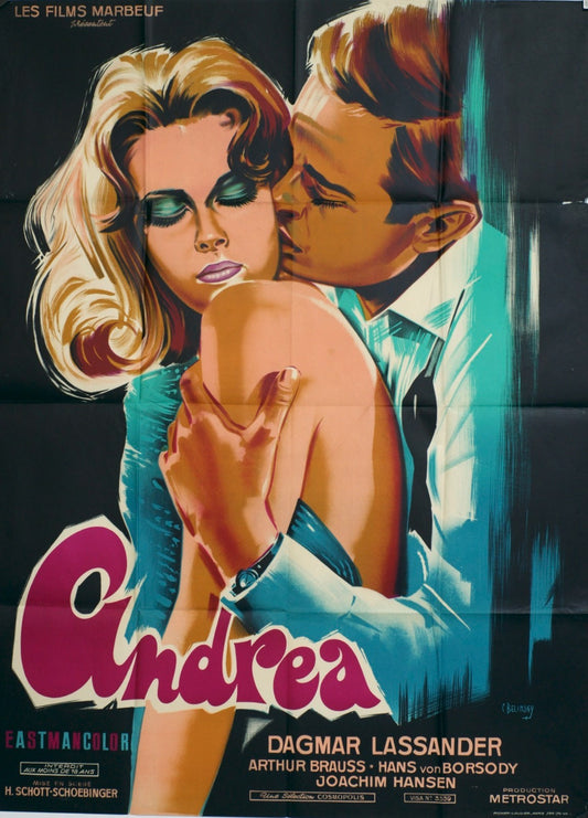 ANDREA MOVIE POSTER ORIGINAL (120x160) ANDREA  DIGMAR LASSANDER