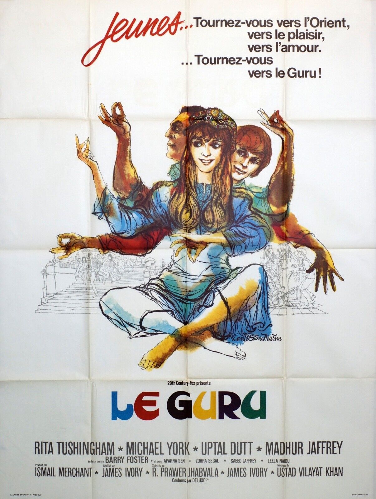 LE GURU ORIGINAL MOVIE POSTER 120x160 SEAN CONNERY