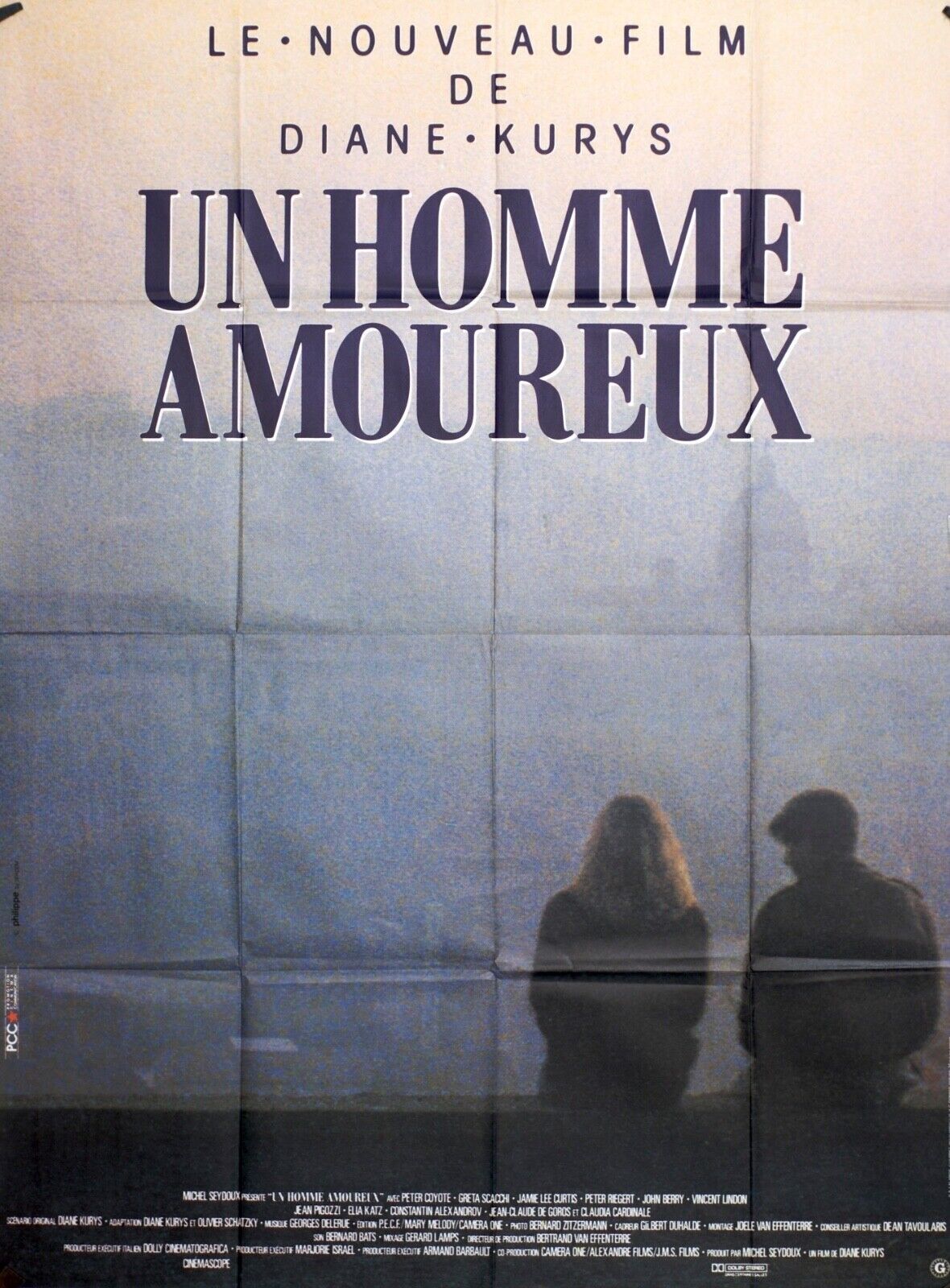 UN HOMME AMOUREUX POSTER ORIGINAL 120x160 DIANE KURYS