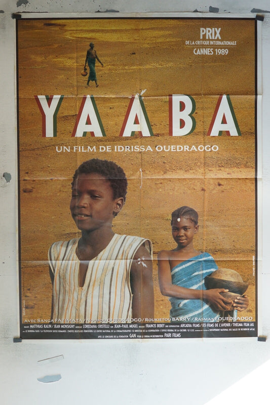 YAABA MOVIE POSTER ORIGINAL 120x160 IDRISSA OUEDRAOGO